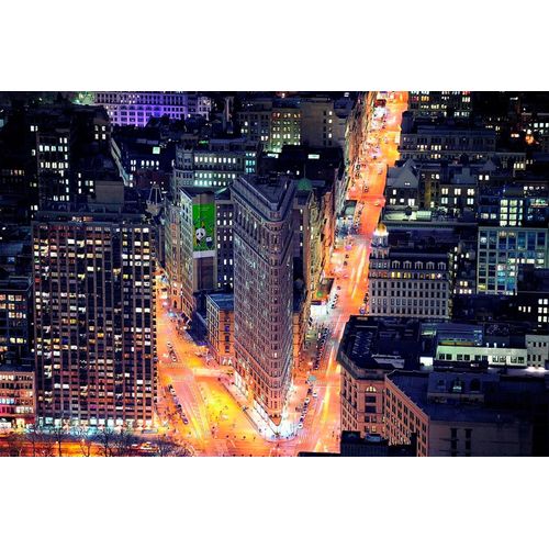 Fototapete PAPERMOON "Flat Iron Building", bunt, B:5m L:2,8m, Vlies, Tapeten