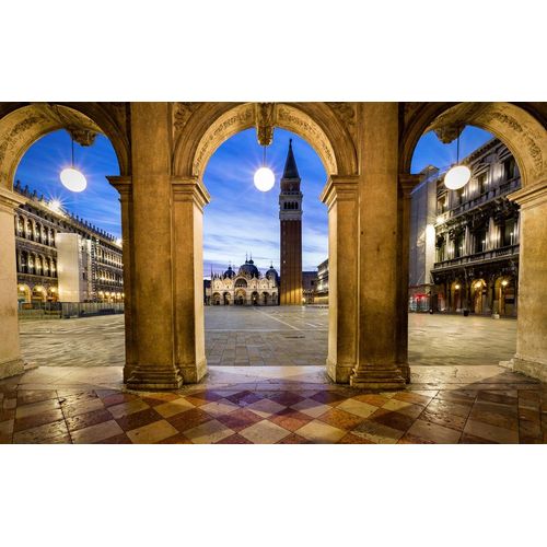 Fototapete PAPERMOON "Altstadt", bunt, B:3,5m L:2,6m, Vlies, Tapeten