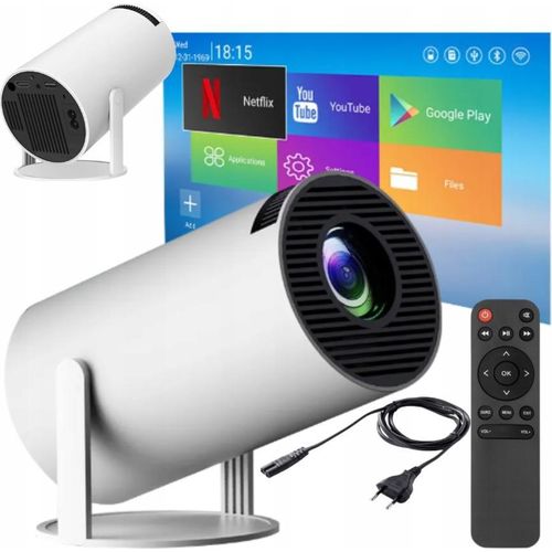 Projektor Hy300 Pro 2025 Smart Android Tv 4K Wifi 130 Zoll Polnische Version