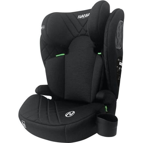 Autositz Nania Sienna I-Size Gruppe 2/3, 15-36 kg, 100-150 cm, Schwarz, Mit SPS-Seitenaufprallschutz, Verstellbare Kopfstütze