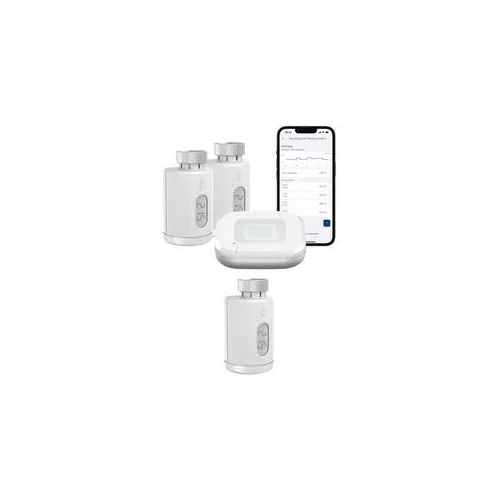 HOMEMATIC IP Heizkörperthermostat "Starter Set Heizen pure für 3 Heizkörper", weiß, B:31cm H:12cm T:37cm, Heizkörperthermostate