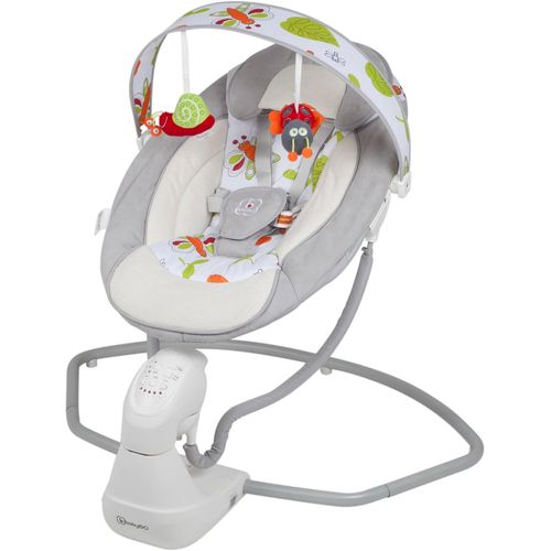 Babywippe BABYGO "Cuddly, grey", Baby, grau, Babywippen, elektrisch, mit Sound