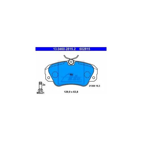 ATE Bremsensatz, Scheibenbremse sg00000dio Hinterachse Voll 270mm 10mm für VAUXHALL OPEL SAAB