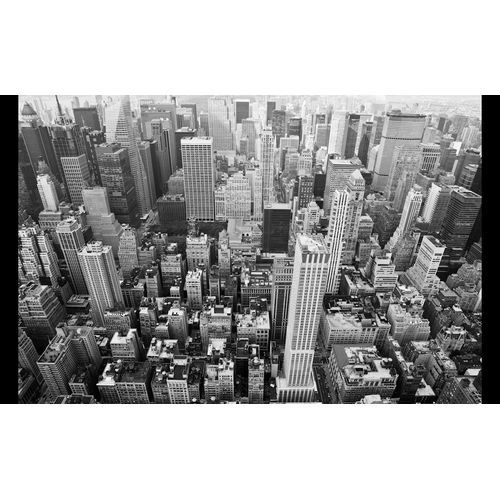 Fototapete PAPERMOON "Manhattan Stadtbild", bunt, B:5m L:2,8m, Vlies, Tapeten