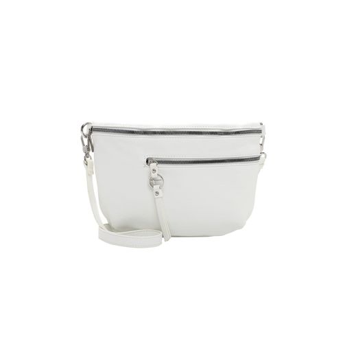 Gürteltasche TAMARIS "Gürteltasche TAS Nele", Damen, Gr. B/H/T: 23cm x 20cm x 7cm 0, weiß (weiß 300), Polyurethan, Taschen Gürteltasche
