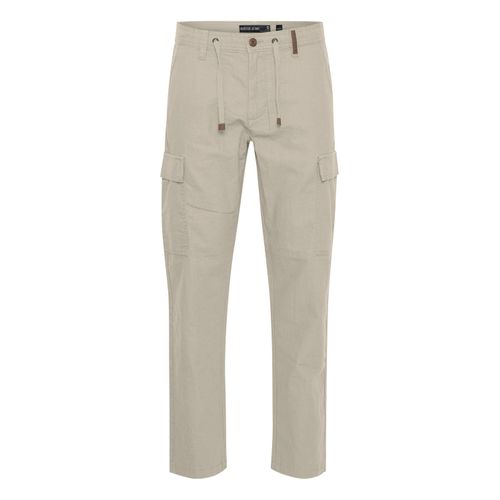 Cargohose INDICODE "Cargohose IDMosat", Herren, Gr. M, N-Gr, beige (fog), Obermaterial: 55% Leinen LI. 45% Baumwolle CO., Hosen Cargohose