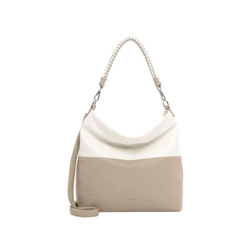 Beuteltasche EMILY & NOAH "Beutel E&N Frejus RUE 09", Damen, Gr. B/H/T: 34cm x 34cm x 10cm 0, beige (beige 400), PVC, Taschen Beuteltasche