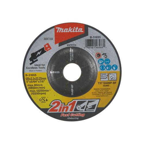 Makita Schruppscheibe 2in1 125mm (B-51655)