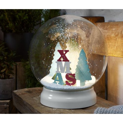 Tchibo - LED-Outdoor-Schneekugel - schwarz