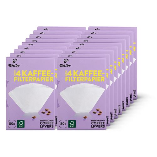 Tchibo - Filterpapier Gr. 4 - weiß