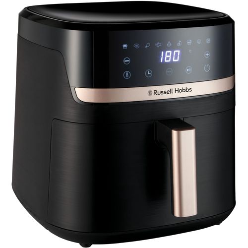 RUSSELL HOBBS Heißluftfritteuse "27630-56 SatisFry, 8,3 L", schwarz, B:31,9cm H:41cm T:32,5cm, Fritteusen, Airfryer–wenig oder kein Öl erforderlich, 9 Programme, 8,3 L, Heißluftfritteuse