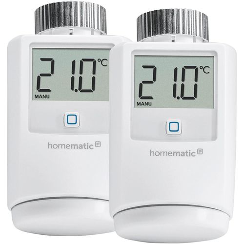 HOMEMATIC IP Heizkörperthermostat "Heizkörperthermostat 2er Set", weiß, 2, Heizkörperthermostate, Heizkörperthermostat