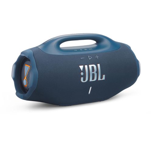 JBL Bluetooth-Lautsprecher "Boombox 4", blau, B:56,5cm H:34,5cm T:25,6cm, Lautsprecher, Akku austauschbar für noch längeren Musikgenuss, Bluetooth-Lautsprecher