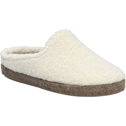 Hausschuh JOSEF SEIBEL "Lara 02, offwhite-kombi", Damen, Gr. 41, weiß (sanftes weiß, kombi), Obermaterial: 100% Textilmaterial TEXMAT., Schuhe Hausschuh