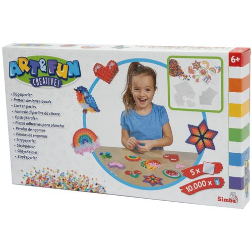 Kreativset SIMBA "Art & Fun Bügelperlen", bunt, Kreativsets, Kinder, Kreativset