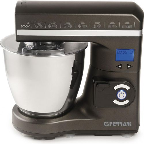 G3 Ferrari Pastaio Küchenmaschine 1500 W 7 l Schwarz, Edelstahl