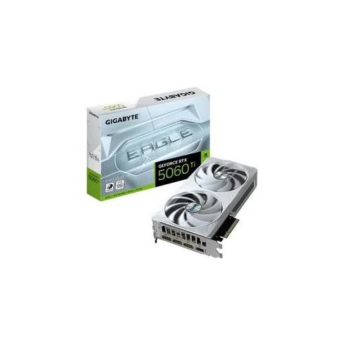 GIGABYTE Grafikkarte "GeForce RTX 5060 Ti EAGLE OC ICE 8G Grafikkarte – 8 GB GDDR7, 128 Bit", ohne farbbezeichnung, Grafikkarten