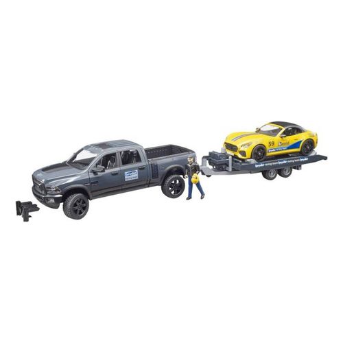 Bruder bruder 02504 RAM 2500 Power Wagon + BRUDER Roadster Racing Team