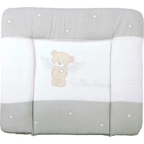 Wickelauflage ROBA "85 x 75 cm", grau (heartbreaker), B:85cm L:75cm, Baumwolle, Polyester, Wickelauflagen, Wickelauflage