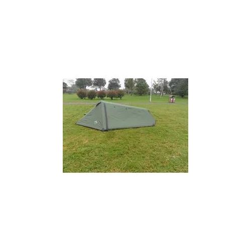 Biwakzelt EXPLORER "Namib 1", grün (grün, grau), Zelte, B/H/L: 170cm x 75cm x 265cm, B:170cm H:75cm L:265cm