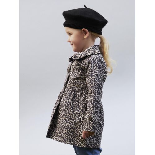 Trenchcoat NAME IT "NMFMADELIN TRENCH COAT AOP", Jungen, Gr. 110, birch, Web, Obermaterial: 85% Polyester, 15% Baumwolle, Po-bedeckend, Mäntel
