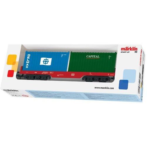 Güterwagen MÄRKLIN "Märklin Start up, Containerwagen DB AG", bunt, Modelleisenbahn-Fahrzeuge, Kinder, Güterwagen