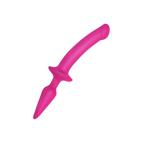 2-in-1 Dildo & Buttplug - Größe S, 25 cm