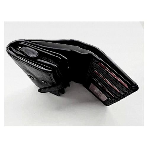 Damen Geldbörse aus Leder, mittelgroß, mit Fächern für Kreditkarten und Münzen