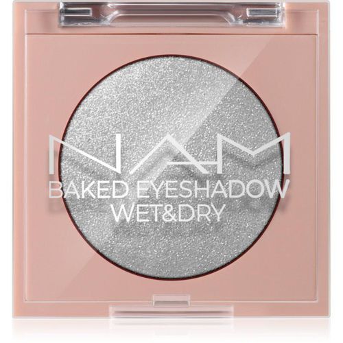 NAM Baked Eyeshadow glinsterende oogschaduwen 02 Silver Lining 4 g