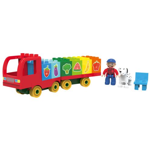 Baby, Kind & Spielzeug/Spielzeug|Baby, Kind & Spielzeug/Spielzeug/Konstruktionsspielzeug"" Playtive Clippys Junior Set M (Obst / Gemüse LKW)"" 100381689002