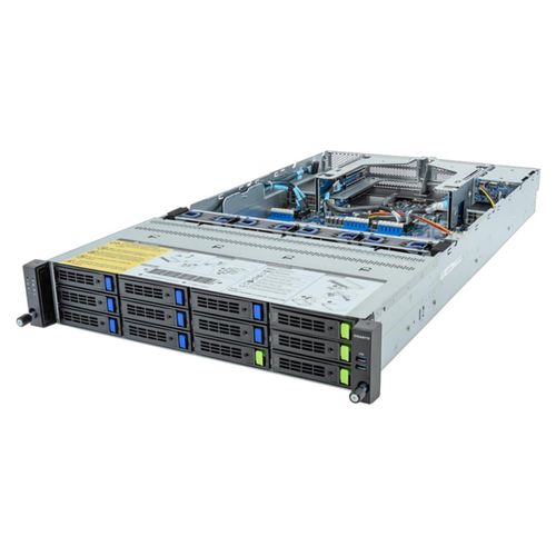 Gigabyte R283-Z91-ACV1 Rev. 3.x Rack Server Dual Sockel SP5 - - AMD EPYC - Server-Barebone - AMD EPY