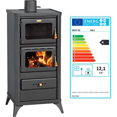 - Kochen Holzofen und Kohle mit Backofe Kamin Prity FM BImSchVII 12.1 kw.
