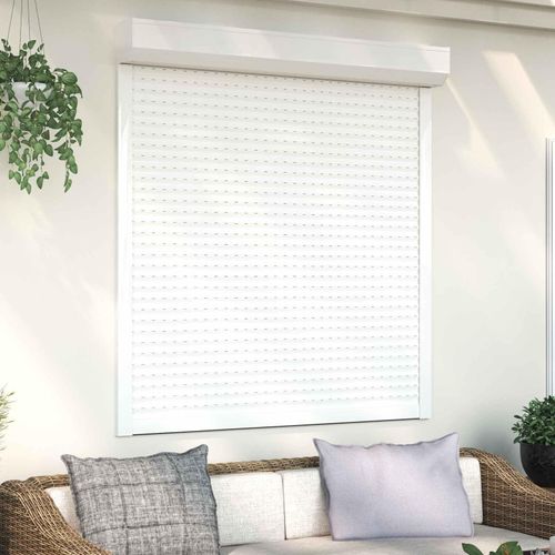 Rollladen - VIDAXL - Rollladenzubehör - Weiß 130 x 140 cm Aluminium und Polyurethan
