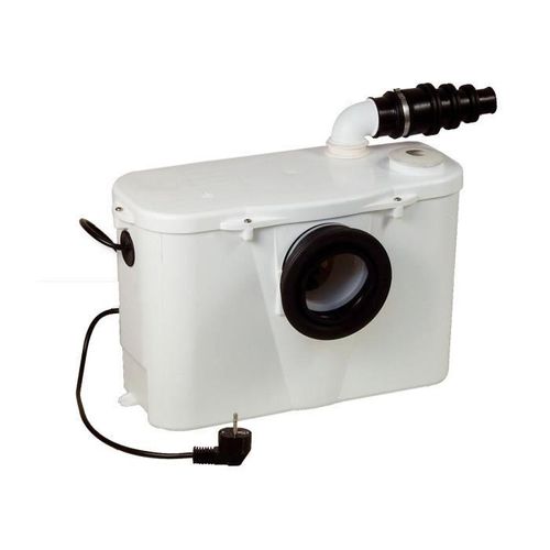 Toilette Mühle mit Evakuierung horizontal bis 20m oder vertikal bis 1m