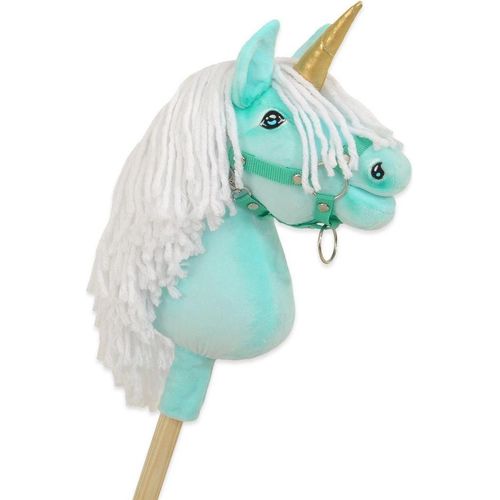 Hobbypferd Einhorn auf Stab – Hobbypferd – handgefertigt und sicher für stundenlangen Spaß