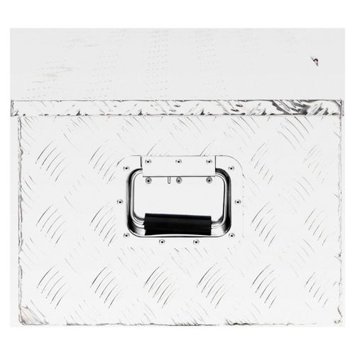 Aufbewahrungsbox aus Aluminium 90 x 47 x 33,5 cm für den Außenbereich