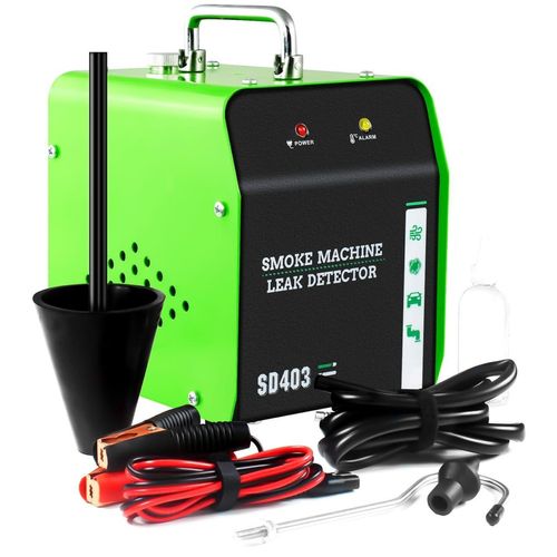 Rauchleckdetektor Techstar® SD403, Professioneller Test für EVAP-Systeme, Fahrzeugleitungen sowie Ansaug- und Abgassystem, Grün/Schwarz