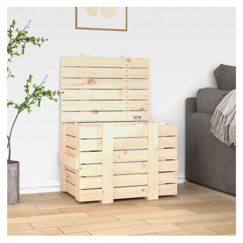 Aufbewahrungsbox aus massivem Kiefernholz 58x40,5x42 cm