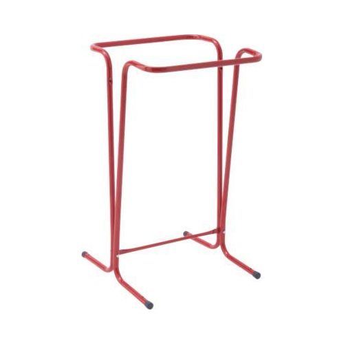 Müllsackträger Mottez, für Müllsäcke mit Volumen 100/110 l, stationär, B 450 x T 460 x H 750 mm, Stahlrohr lackiert, rot