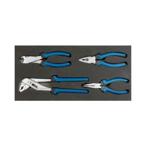 ADB Zangensatz, 4-teilig, Schaumstoff-Einlage, L 400 x B 190 x H 35 mm