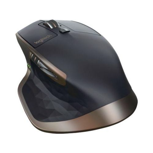 Laser-Maus Logitech MX Master, kabellos, 5 Tasten, 1600 dpi, mit USB-Empfänger, schwarz
