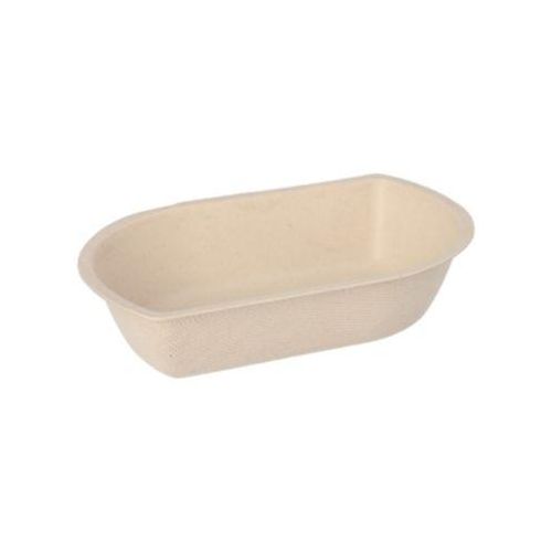 Papstar Snacktray Zuckerrohr ungebleicht 11,1x16,8x3,6 cm, fettresistent, formstabil, rechteckig, 50 Stück