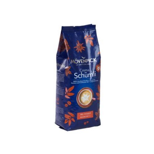 Mövenpick Kaffee Crema Schümli, Intensität 2/5, ganze Bohnen, 1 kg