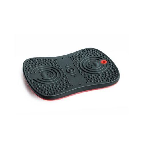 Floortex Anti-Ermüdungs Balance Board, 1,8 mm stark, PU, bis 150 kg, für Hart- und Teppichboden, B 500 x H 350 mm, rot/schwarz