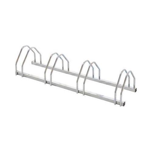Schäfer Shop Select Fahrradständer, 1-seitig, für 4 Fahrräder, 2 x für Reifenbreite 55 mm + 2 x für Reifenbreite 70 mm, B 330 x T 1170 x H 250 mm, Stahl