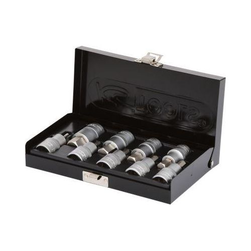 1/2" Bit-Stecknuss-Satz Innensechskant, kurz, 9-tlg