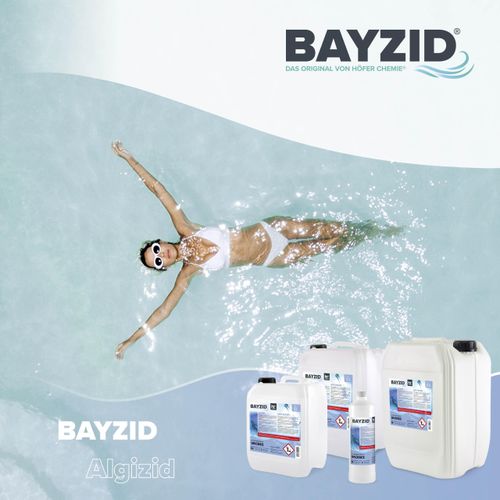60x10 L BAYZID® Algizid Poolpflegemittel gegen Algen für einen sauberen Pool