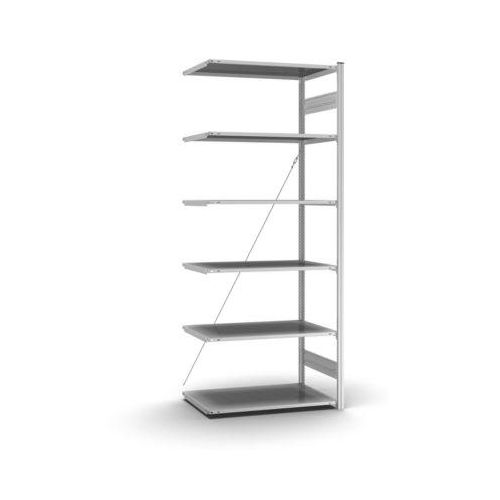 Anbau-Steckregal Orion Plus, B 1000 x T 600 x H 2500 mm