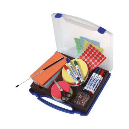 FRANKEN Moderationskoffer MINI, Moderatorenkoffer mit Inhalt, über 1.100 Teile, Kunststoff, UMKM