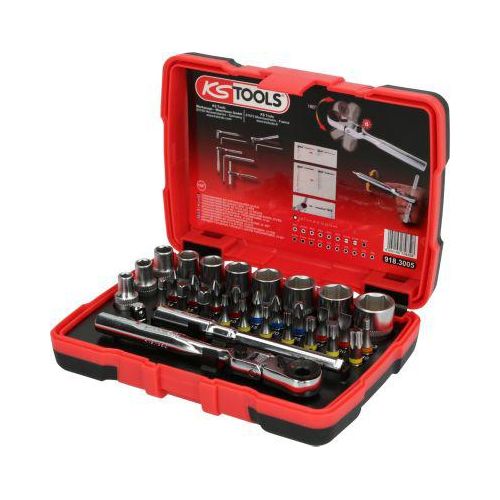 1/4" TORSIONpower Bit-Stecknuss-Box, 33-tlg